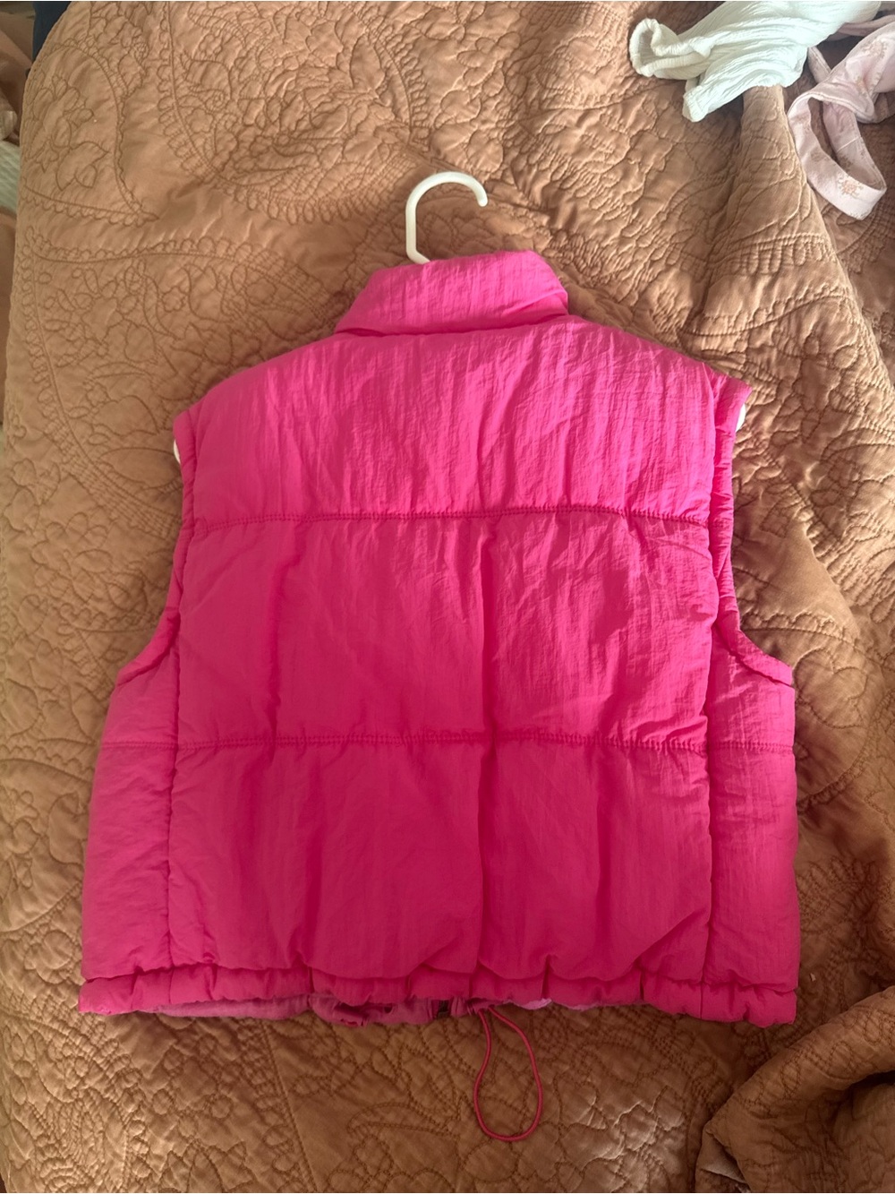 Dry Goods Bright Pink Quilted Puffer Vest